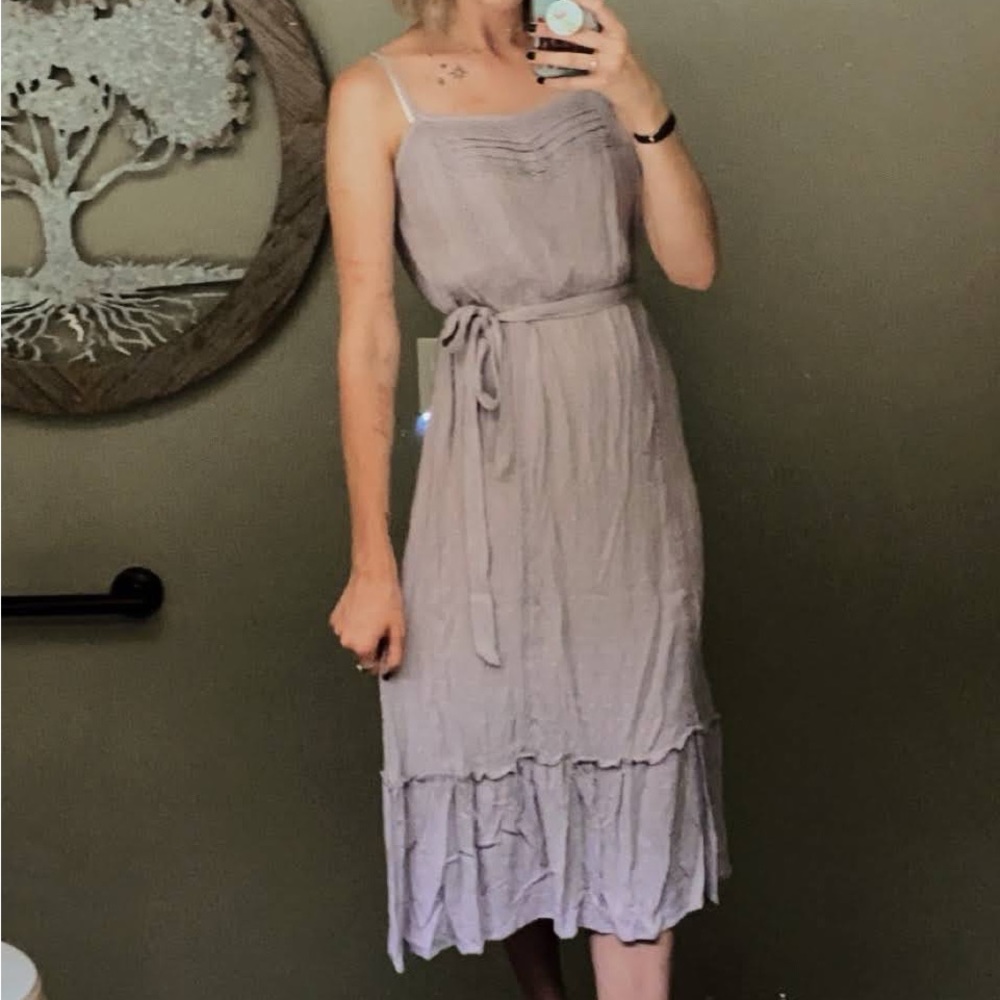 knox rose purple midi summer dress